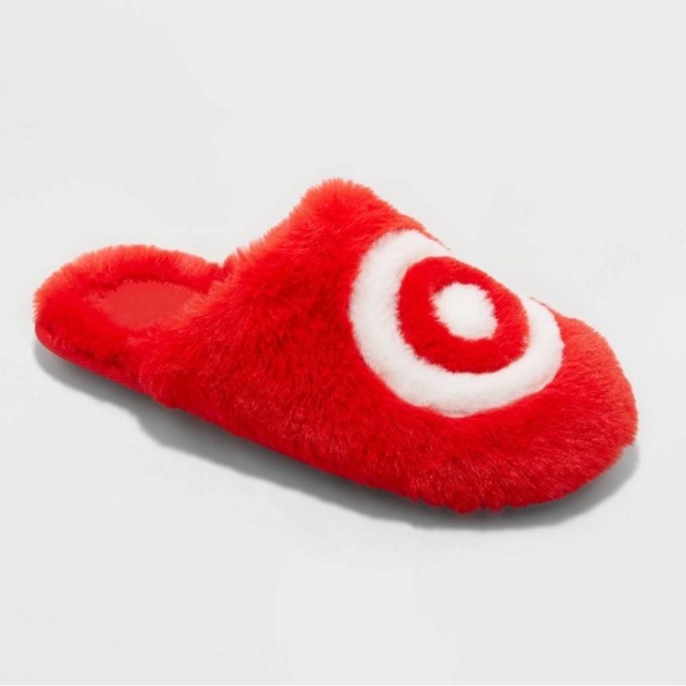 Adult Bullseye Scuff Slippers